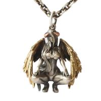 ราคา สร้อยคอโซ่ไหปลาร้าโกธิคโซ่เสื้อสเวตเตอร์แฟชั่นสร้อยคอจี้นางฟ้าปีศาจคอฮิปฮอปสายโซ่เครื่องประดับงานปาร์ตี้ (22396779220)