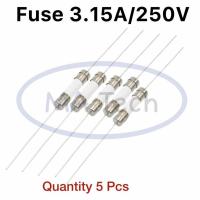 ราคา Fuse 3 15A250V ฟิวส์ 3 15A250V ฟิวส์เซรามิก 3 15A 250V Fuse Ceramic 3 15A ฟิวส์หางหนู 1 ชุด มีจำนวน 5 ชิ้น (23074193863)