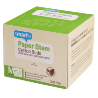 ราคา ร้านHOSZ N Smarter m สมาร์ทเตอร์ สำลีก้านกระดาษ 300 ชิ้น Cotton Buds paper stem คอตตอนบัด (15108585968)