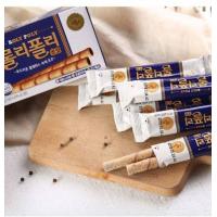 ราคา Haitai Roly Poly 62grเป็นคุกกี้รูปทรงเวเฟอร์แท่งสอดไส้ช็อกโกแลตแสนอร่อย (23066192032)