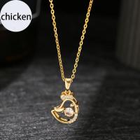 ราคา Kalung Hewan จักรราศีจีนบุคลิกหญิงผู้มีชื่อเสียงทางอินเทอร์เน็ตสร้อยคอเหล็กไทเทเนียมจี้จักรราศีสร้อยคอไม่ซีดจางใหม่ (22516581450)