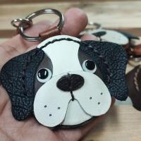 ราคา พวงกุญแจหนังแท้ เซนต์เบอร์นาร์ด ตุ๊กตาหมา สุดน่ารัก ห้อยกระเป๋าหรือพวงกุญแจรถ ของฝากสุดคุ้ม (23128275854)