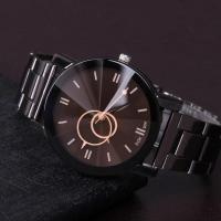 ราคา นาฬิกาคู่ นาฬิกาแฟชั่นสแตนเลส วัยรุ่นGeneva สำหรับผู้ชายผู้หญิง (22283987840)