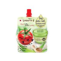 ราคา สมูทโตะ เจลว่านหางจระเข้ เจลมะเขือเทศ สครับ 50g กันแดด 30g Smooto Aloe E Tomato Gel Scrub 50g Sunscreen 30g (17786469226)