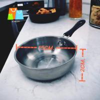 ราคา หม้อด้ามดำ 105g 15cm หม้อสเเตนเลสด้ามดำ กะทะ หม้อด้าม กระทะสแตนเลส กะทะด้ามยาว มีหู 33CM (23157185007)