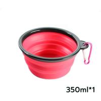 ราคา ชามสัตว์เลี้ยงพับได้ ชามให้อาหารสุนัข ชามซิลิโคนพับได้ พกพาสะดวก ใส่น้ำและอาหารสัตว์หมา แมว พร้อมห่วง (20269086713)