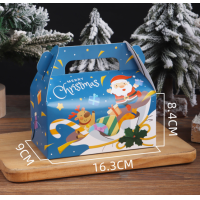 ราคา แบบใหม่ พร้อมส่ง กล่อง กล่องกระดาษ กล่องคริสมาส วันคริสมาส ใส่ขนม คุกกี้ (22435896544)