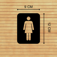 ราคา ขนาด 9x12 ซม สติ๊กเกอร์ไดคัท PVC สติ๊กเกอร์ห้องน้ำชาย สติกเกอร์ห้องน้ำหญิง ป้ายห้องน้ำชาย ป้ายห้องน้ำหญิง ติดผนัง ติดประตู (10321929015)