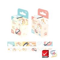 ราคา Elephant ตราช้าง เทป วาชิเทป เทปตกแต่ง ลิควิดแคท 15มม x3ม คละลาย จำนวน 1 ชิ้น (22770708064)