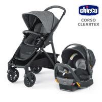 ราคา Chicco Corso Primo Cleartex Stroller รถเข็นเด็ก 0M รถเข็นเซ็ต พร้อมตระกร้า (16108025667)