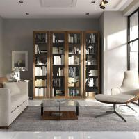 ราคา SB Design Square KONCEPT FURNITURE ตู้โชว์ 200 ซม รุ่น Blox สีไม้โทนเข้ม (21410241973)