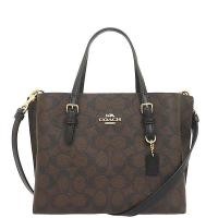 Coach C4250 Mollie Tote 25 In Signature Canvas กระเป๋าสะพายข้าง