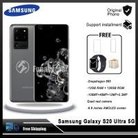 ราคา Samsung Galaxy S20 Ultra 5G 12GB RAM 128GB ROM Snapdragon 865 Smartphone 6 9 inches AMOLED NFC 5000 mAh With Freebies (22036679113)