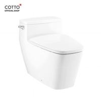 Cotto สุขภัณฑ์ชิ้นเดียว 4.8 ลิตร รุ่น Hercules Curve C101907