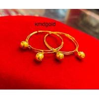 ราคา KMDGold กำไลข้อเท้าเด็ก 2สลึง สินค้าทองแท้ พร้อมใบรับประกัน (9463672107)