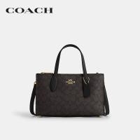 ราคา COACH กระเป๋าถือผู้หญิงรุ่น Nina Small Tote Bag In Signature Canvas CV972 IMXAQ (23011729607)