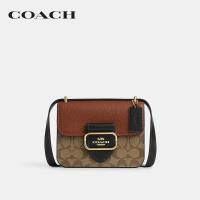 ราคา COACH กระเป๋าสะพายข้างผู้หญิงรุ่น Morgan Square Crossbody In Colorblock Signature Canvas CL462 IME7V (23011592825)