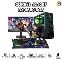 ราคา SETCOM MONITOR BONMECOM2 ครบเซ็ตพร้อมจอ CPU i3 12100F RX 6600 8GB Case เลือกแบบได้ครับ (22607147302)