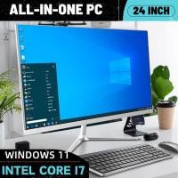 ราคา Lenovo All in one PC คอมพิวเตอร์ Intel Core i7 4700QM 24 Inch Gaming Desktop PC Computer Windows 11 MS Office แล้ว โฮมออฟฟิศการเรียนรู้เกมเดสก์ท็อปครบชุด (22997474209)