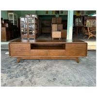 ราคา โต๊ะวางทีวี ตู้ไซด์บอร์ด ตู้ไม้สัก กว้าง 180 x สูง 50 x ลึก 50 cm ประกอบแล้ว ชั้นวางทีวี สีเสี้ยนดำ น้ำตาล มีประกันการจัดส่ง งานสวย ไม้สักเชียงใหม่ (23301732049)