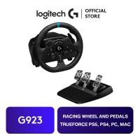 ราคา Logitech G923 Racing Wheel and Pedals TRUEFORCE สำหรับ PS5 PS4 PC (16967868462)
