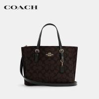 ราคา COACH กระเป๋าทรงสี่เหลี่ยมผู้หญิงรุ่น Mollie Tote 25 In Signature Canvas สีน้ำตาล C4250 IMAA8 (15665679117)
