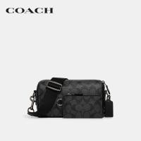 ราคา COACH กระเป๋าสะพายข้างผู้ชายรุ่น Axel Crossbody In Signature Canvas CJ674 QBO4G สีดำ (22821104857)