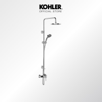 ราคา KOHLER Taut Pin WM shower column K 73194X 4A CP ก๊อกผสมยืนอาบพร้อมชุดฝักบัวสายอ่อน และชุดฝักบัวก้านแข็ง รุ่นทอธ K 73194X 4A CP (9753561256)