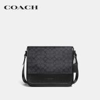 ราคา COACH กระเป๋าใส่เอกสารผู้ชายรุ่น Gotham Messenger 27 In Signature Canvas สีเทา C2681 JICHR (7597858087)