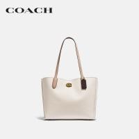 ราคา COACH กระเป๋าทรงสี่เหลี่ยมผู้หญิงรุ่น Willow Tote In Colorblock สีขาว C0691 B4CAH (9457112836)