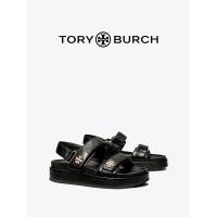 ราคา TORY BURCH KIRA รองเท้าแตะหัวเข็มขัดส้นแบน 144328 (20911620149)