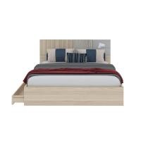 ราคา SB Design Square SB FURNITURE เตียง 5 ฟุต รุ่น Econi B สีไม้อ่อน 161x205 7x90 ซม (16200241063)