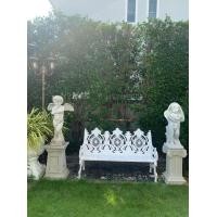 ราคา Pre order 10 14 วัน ม้านั่งสนามอัลลอยด์ สีขาว วินเทจ ยาว 1 30 เมตร แต่งสวนอังกฤษ (12441611358)