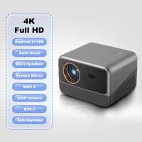 ราคา โปรเจคเตอร์ 4k เชื่อมต่อ wifi bluetooth mini projector android projector พกพา โปรเจคเตอร์มินิต่อกับมือถือ Mini Netflix Projector (22672702779)