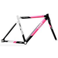 ราคา เฟรมจักรยาน Carbon Fixed Gear Frameset AL7005 Triple Butted Track Single Speed Road Bike With Carbon Fork Light Bicycle Frame (21741035203)