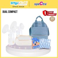ราคา พร้อมส่ง Spectra DUAL COMPACT เครื่องปั๊มนม เครื่องปั๊มนมไฟฟ้า ปั๊มคู่ ระบบ 2มอเตอร์ รับประกันศูนย์ไทย 1 ปีเริ่มหลังคลอด (8761254977)