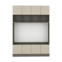 ราคา SB Design Square KONCEPT FURNITURE ชั้นวางทีวี ขนาด 160 ซม รุ่น Contini Plus สีครีม Mid Gloss 160x45x220 ซม (22042565280)