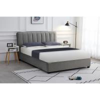 ราคา Global House เตียง ขนาด 6 ฟุต รุ่น นามิเอล ผ้ากำมะหยี่ สีเทา รับประกันของเเท้ (22121756347)