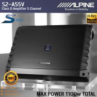 ราคา เพาเวอร์แอมป์รถยนต์ 5ch เสียงดี ALPINE แท้ รุ่น S2 A55V Class D 5Channelแอมป์ขับลำโพงกลาง แหลม ขับซับเบส MAX 1000W (21955317408)