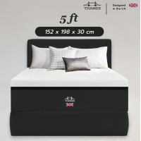 ราคา อัดสุญญากาศ Thames ที่นอนยางพาราแท้ 100 รุ่น Hope หนา 12 นิ้ว หนา นุ่ม นอนสาบย หลับสนิทตลอดทั้งคืน ขนาด 3 5 5 6 ฟุต (22164826084)