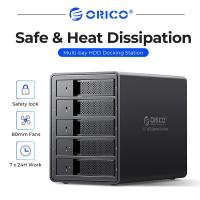 ราคา ORICO 95 Series Multi Bay 3 5 Aluminium HDD Docking Station SATA To USB3 0 150W Internal Power HDD Enclosure Raid (21224644968)