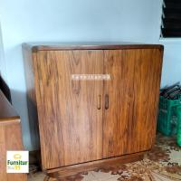 ราคา ตู้เก็บของไม้สัก ตู้อเนกประสงค์ไม้สัก ขนาด 50x90x80 ซม สีโอ๊คเข้าชุด (20241784051)