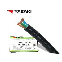 ราคา YAZAKI สายไฟ VCT G 2 x 2 5 2 5 IEC53 VCT G มีสายกราวน์ในตัว ขนาด 2 x 2 5 2 5sqmm สายกราวน์ สาไฟฟ้า ยาซากิ spec yazaki สายอ่อนหลายความยาว YAZAKI (16848749208)