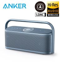 ราคา Soundcore by Anker Motion X600 Portable Bluetooth Speaker with Wireless Hi Res Spatial Audio50W Sound IPX7 Waterproof 12H Long Playtime Pro EQ Built in Handle AUX in (19967431004)