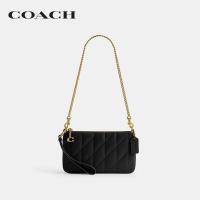 ราคา COACH กระเป๋าถือผู้หญิงรุ่น Pouch Bag With Pillow Quilting CW580 B4 BK สีดำ (23271658035)