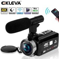 ราคา EKLEVAกล้องวิดีโอกล้องวีดีโอ 4K 1080P Ultra HDกล้องดิจิตอลWiFi 48 0MP 30 0MP 3 0 นิ้วหน้าจอสัมผัสIR Night Vision 16X Digital Zoom Recorderกล้องVloggingพร้อมรีโมท (638062007)