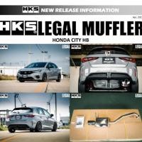 ราคา ท่อไอเสีย hks exhaust muffler ตรงรุ่น honda city turbo hb ปลาย Carbon เครื่อง P10A6 ท่อ Stanless Steel ไม่เป็นสนิม (22638937871)