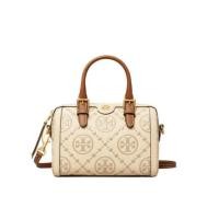 ราคา TORY BURCH T MONOGRAM กระเป๋าถังไวน์ลายนูนขนาดเล็ก 90777 (22848850872)