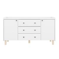 ราคา Koncept Furniture ตู้เตี้ยเก็บของ ขนาด 150 ซม รุ่น Mona สีขาว 150x45x80 ซม (22728757492)