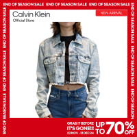 ราคา CALVIN KLEIN เสื้อแจ็คเก็ตผู้หญิง รุ่น J225381 1AA สี Light blue (23264875062)